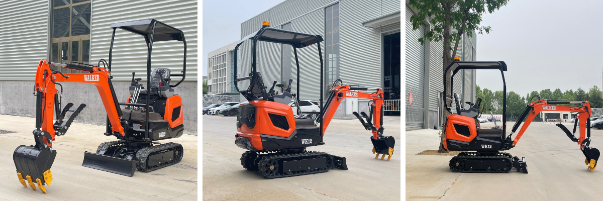 1,2-тонный экскаватор