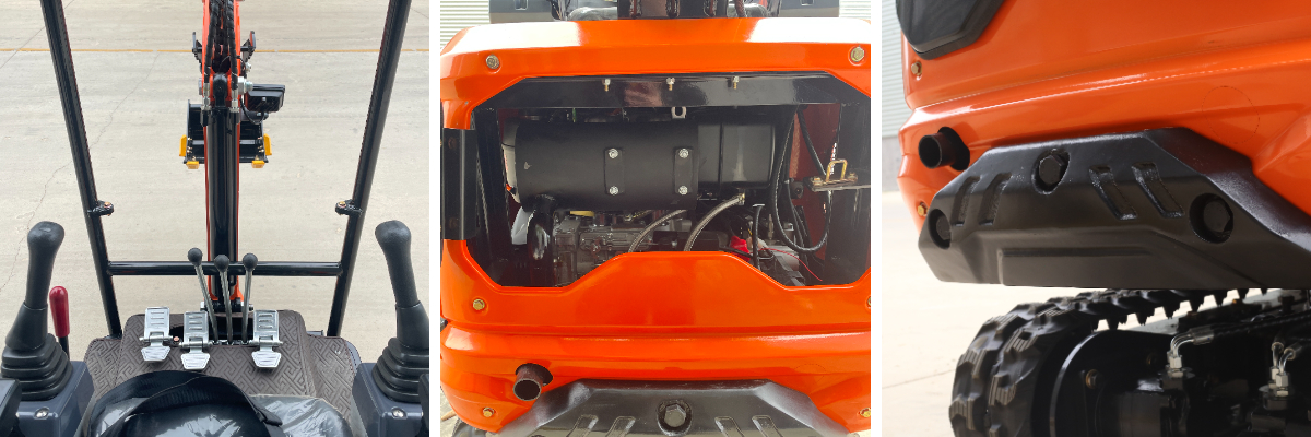 1,2-тонный экскаватор