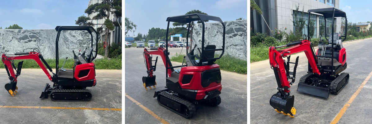 1-тонный мини-экскаватор