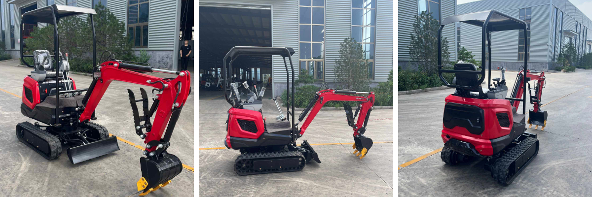1-тонный мини-экскаватор