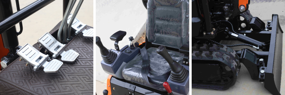 1-тонный мини-экскаватор