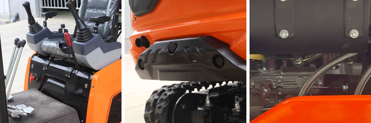 1-тонный мини-экскаватор