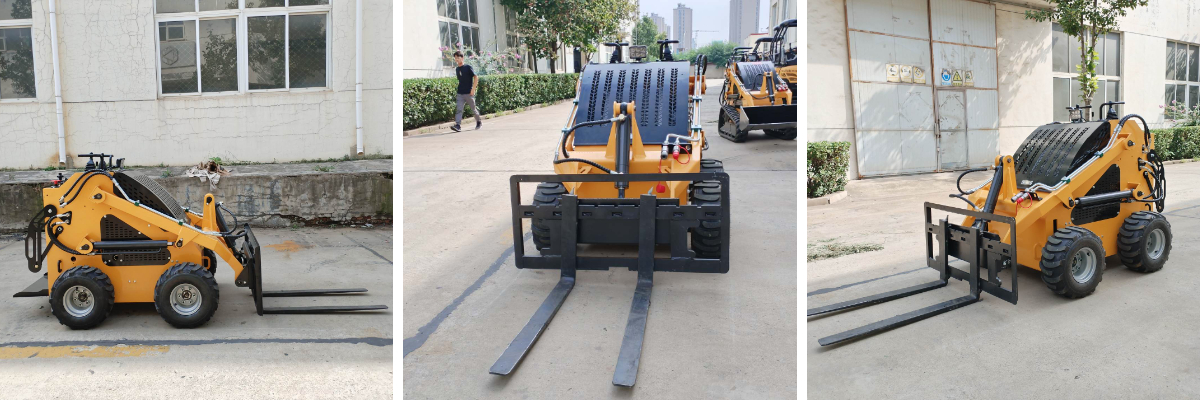 1-тонный погрузчик с бортовым поворотом