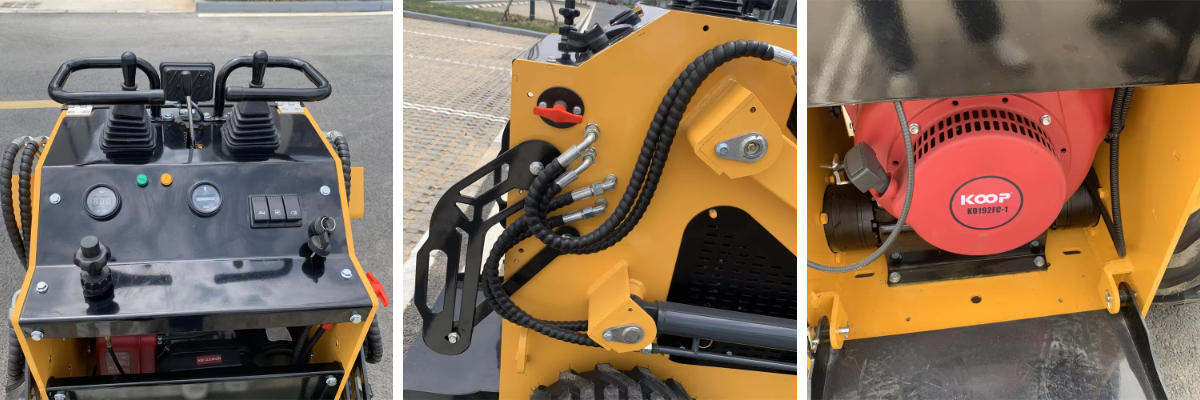 1-тонный погрузчик с бортовым поворотом