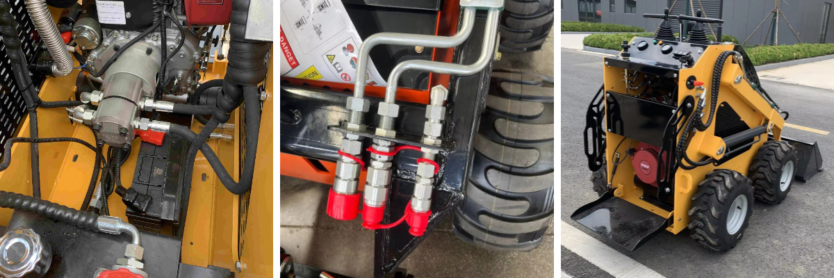 1,2-тонный погрузчик с бортовым поворотом