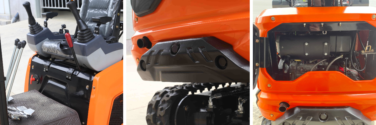 1-тонный экскаватор