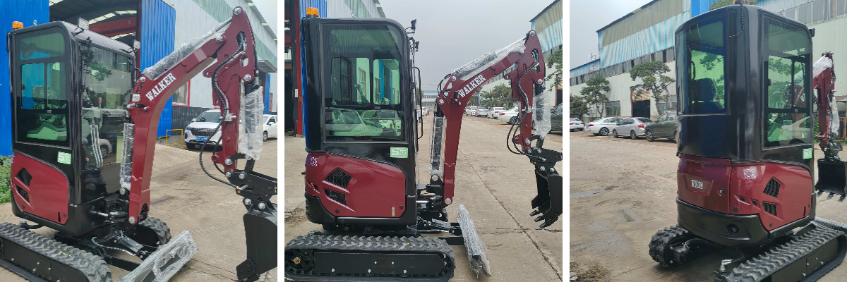 1,8-тонный экскаватор