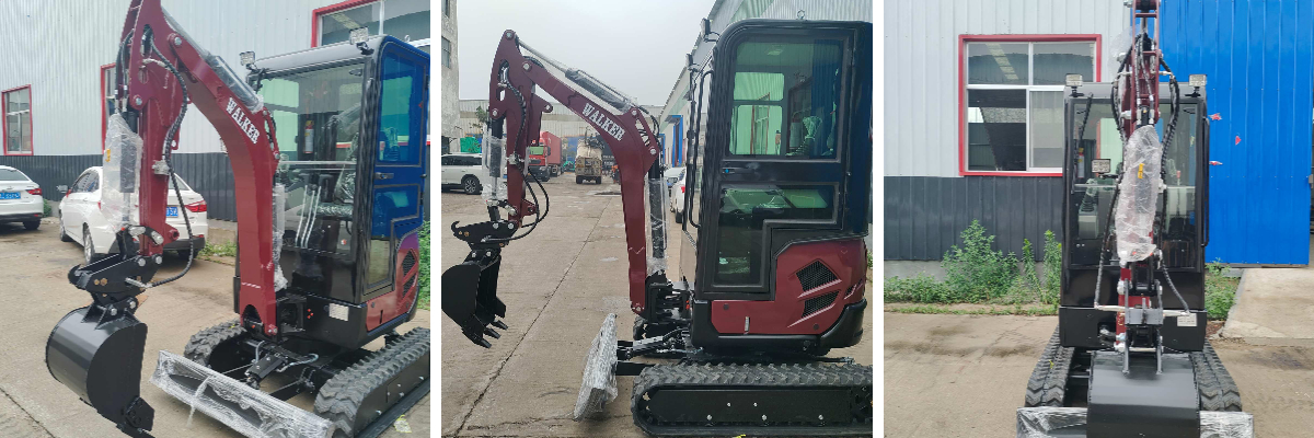 1,8-тонный экскаватор