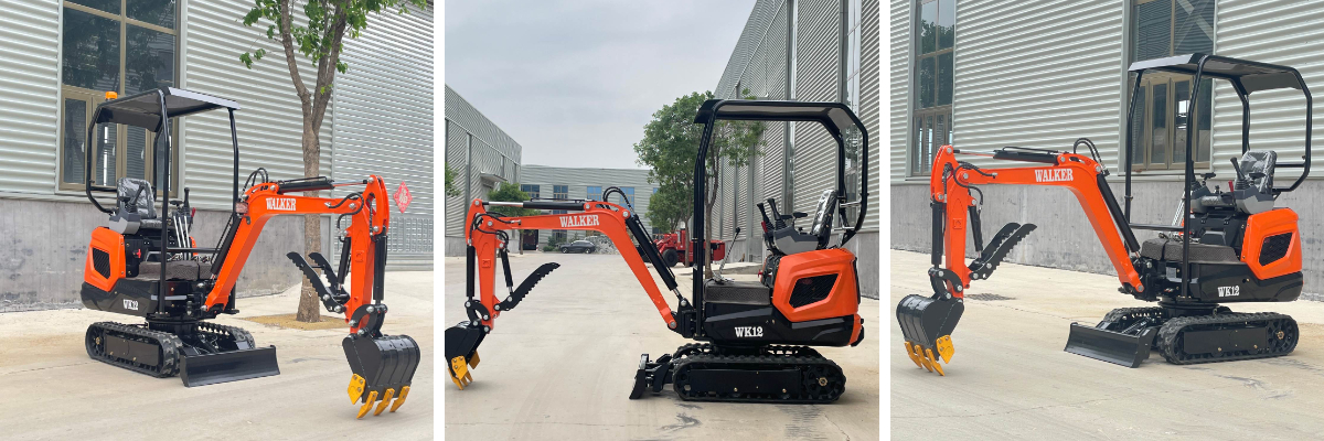 1,2-тонный мини-экскаватор