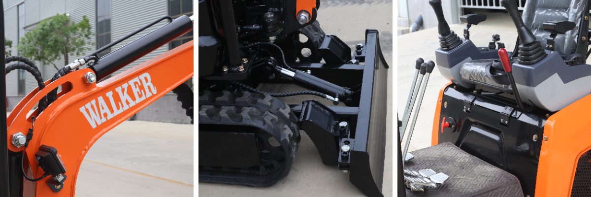 1,2-тонный мини-экскаватор