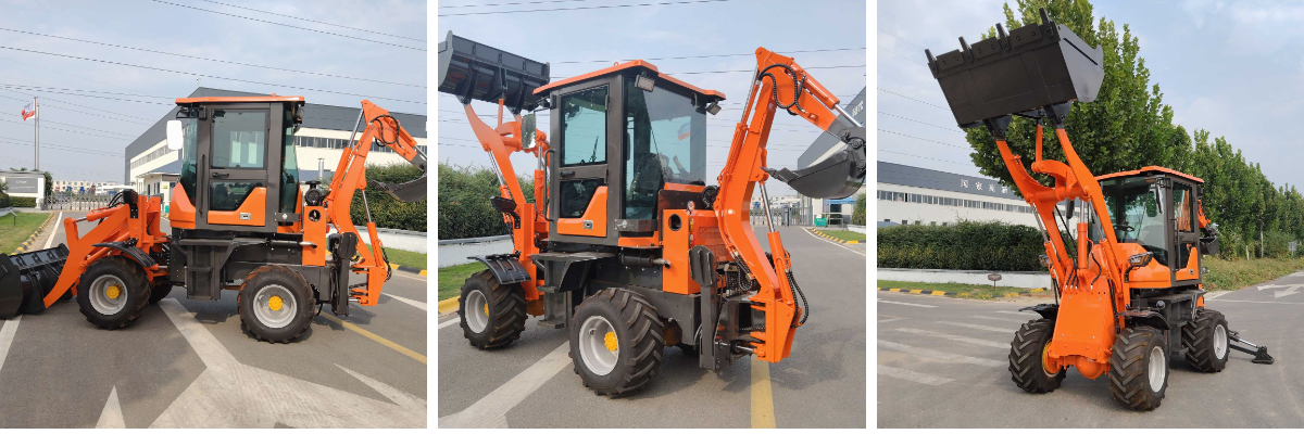 2,5-тонный экскаватор-погрузчик