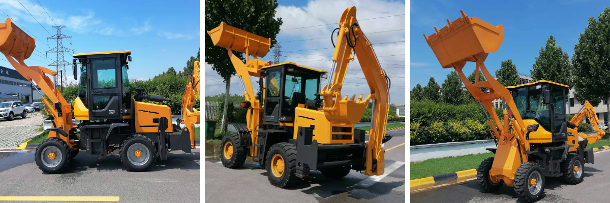 2,5-тонный экскаватор-погрузчик