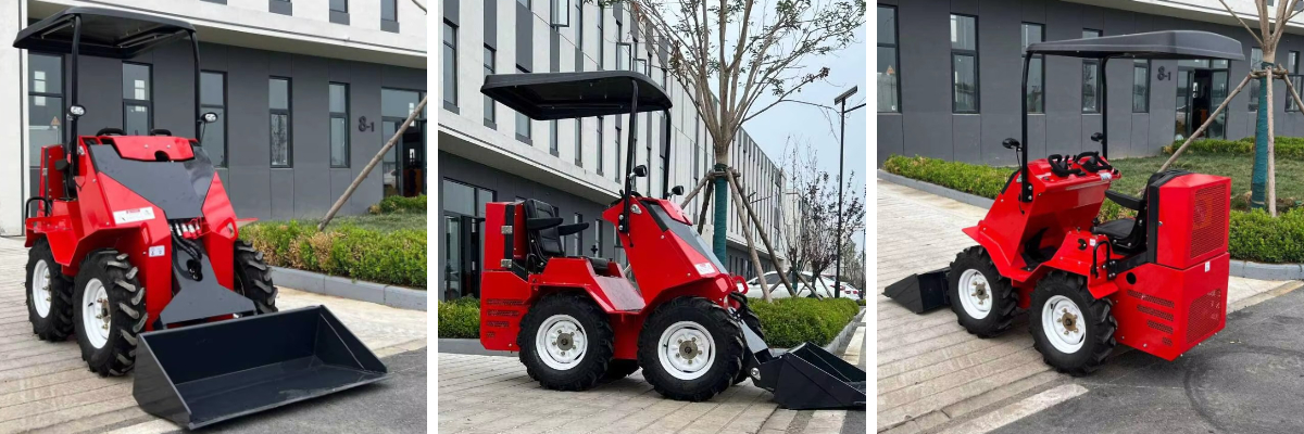 Мини-погрузчик с бортовым поворотом